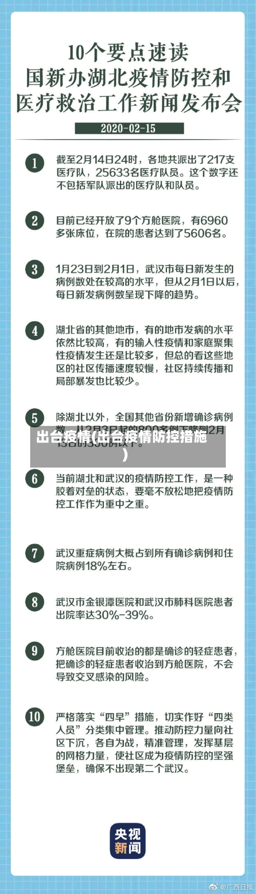 出台疫情(出台疫情防控措施)-第2张图片