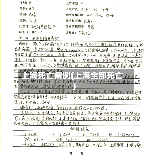 上海死亡病例(上海全部死亡)-第2张图片