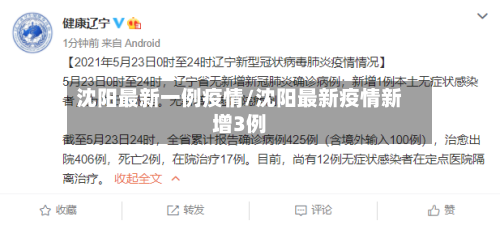 沈阳最新一例疫情/沈阳最新疫情新增3例-第1张图片