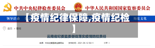 【疫情纪律保障,疫情纪检】-第2张图片