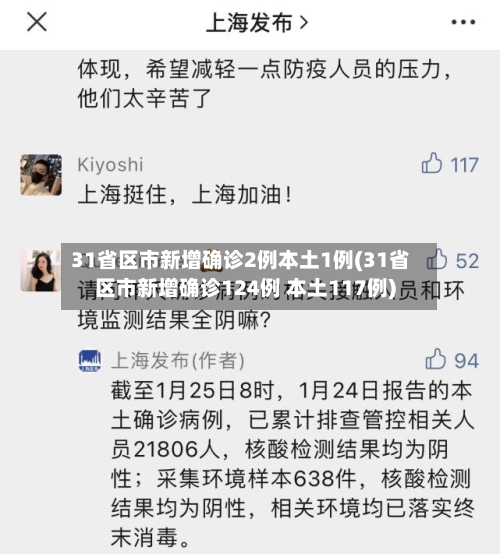 31省区市新增确诊2例本土1例(31省区市新增确诊124例 本土117例)-第3张图片